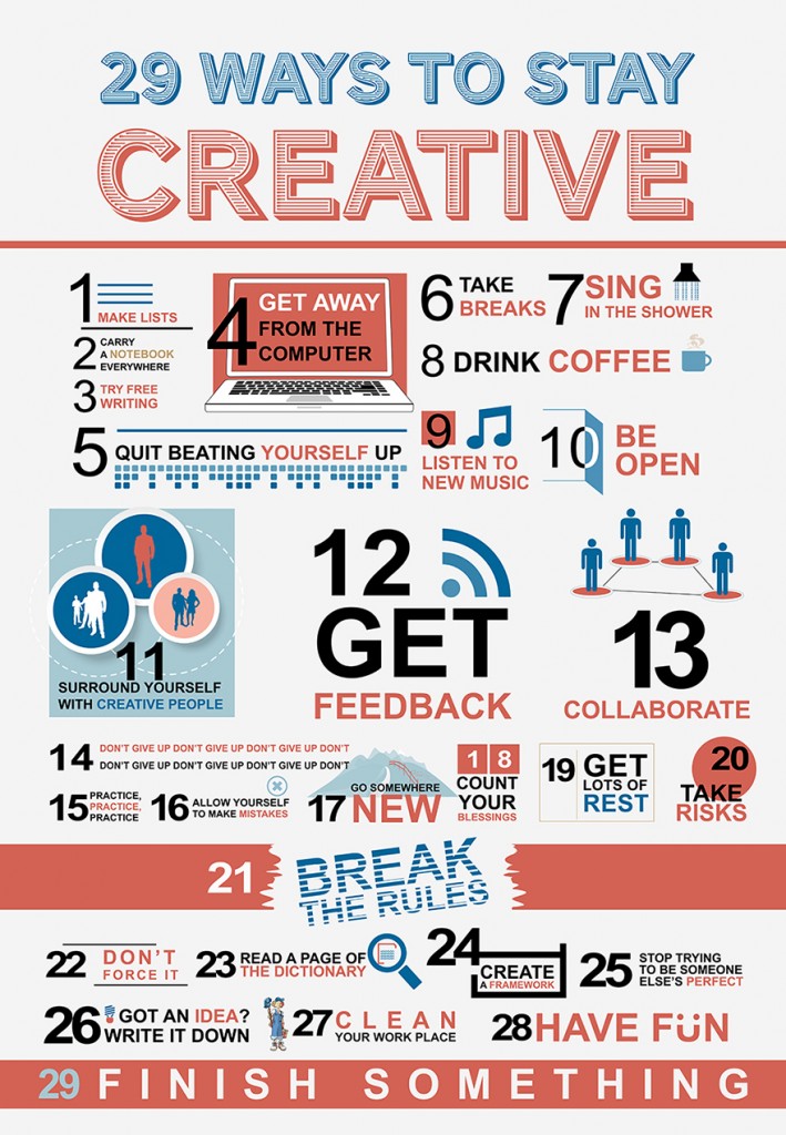 ways to stay creative