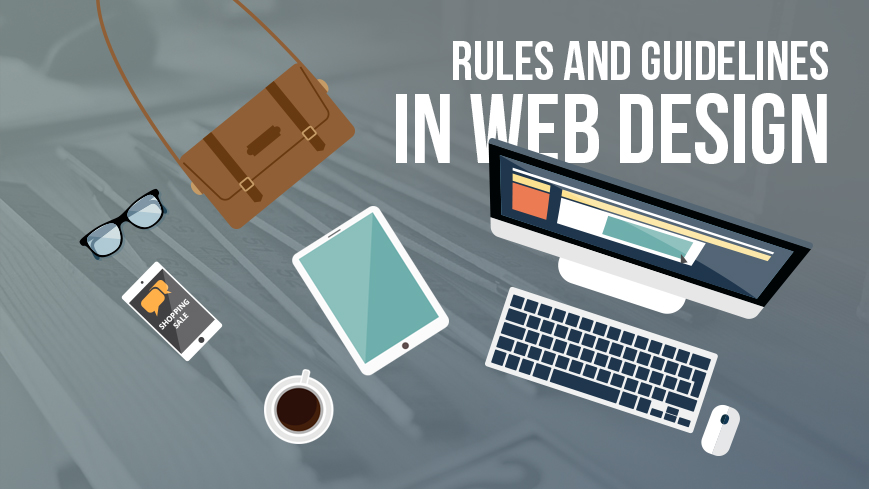 rules and guidelines in web design